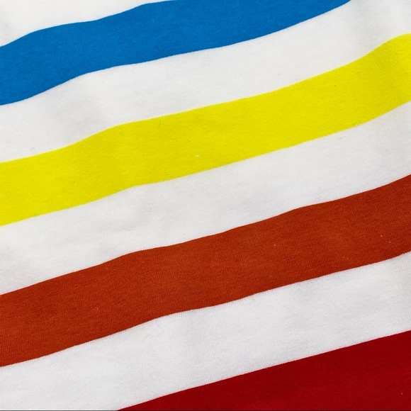 NWT Ginger G Rainbow Stripe Mockneck Tank - Picture 9 of 13